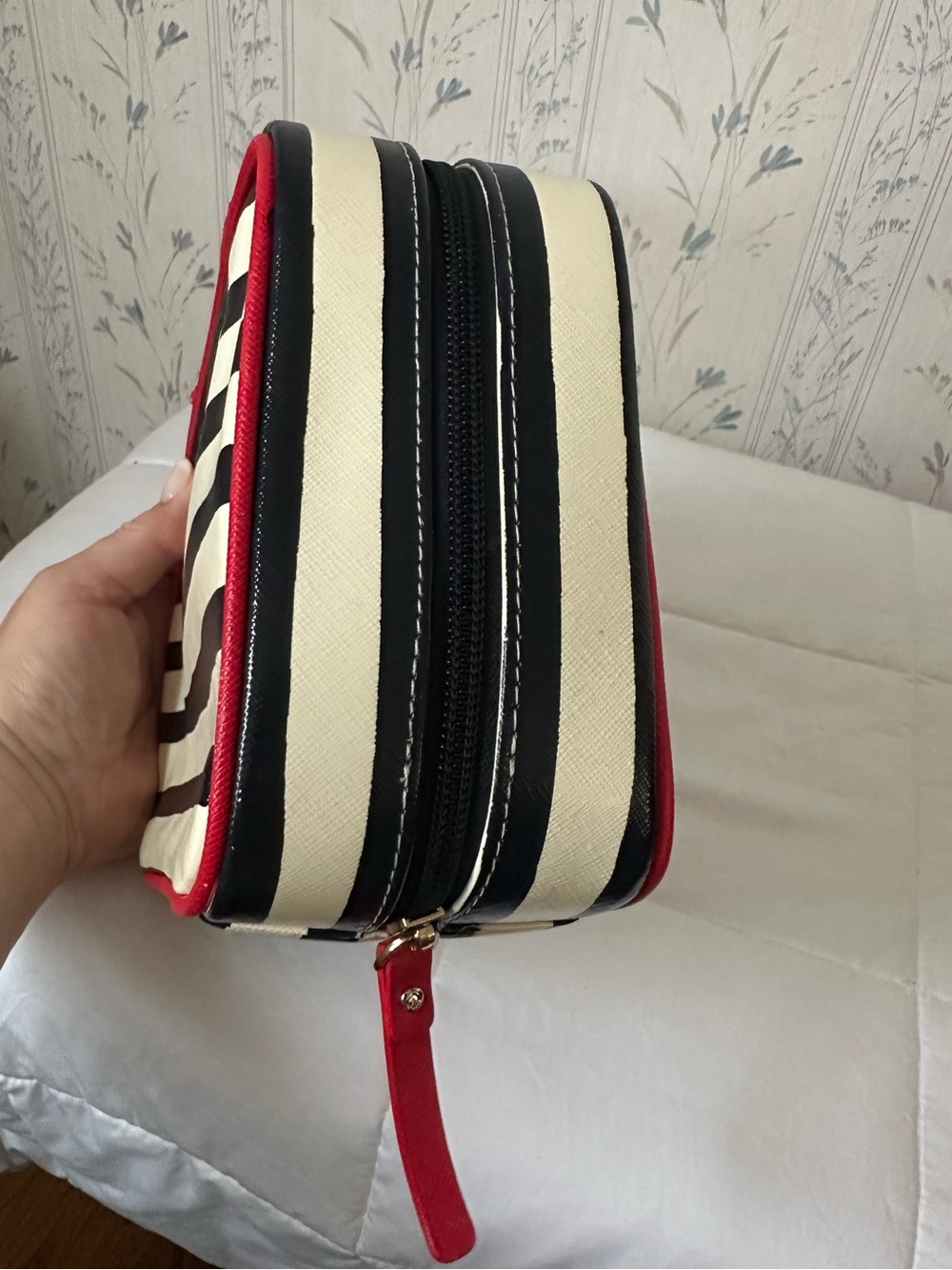 Kate Spade Striped Cosmetic Case - Picture 5 of 11